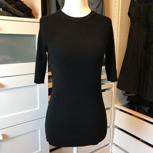 Banana Republic Ribbed Half-sleeve Tee